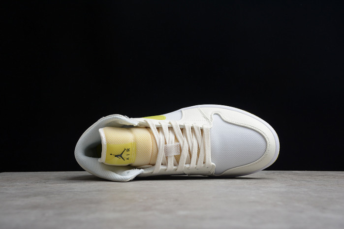 air jordan 1 mid se voltage yellow" db2822-107