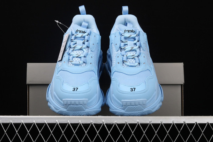 bl triple s trainers blue sneakers a111315