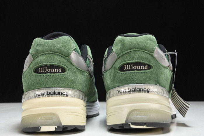new Ba1an*e 992 jjjjound green m992jj