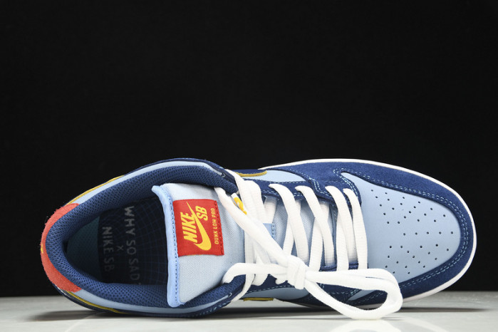 nike sb dunk low pro why so sad? dx5549-400