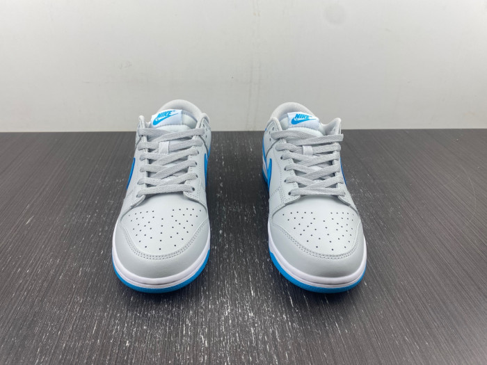 nike dunk low retro pure platinum blue lightning dv0831-001