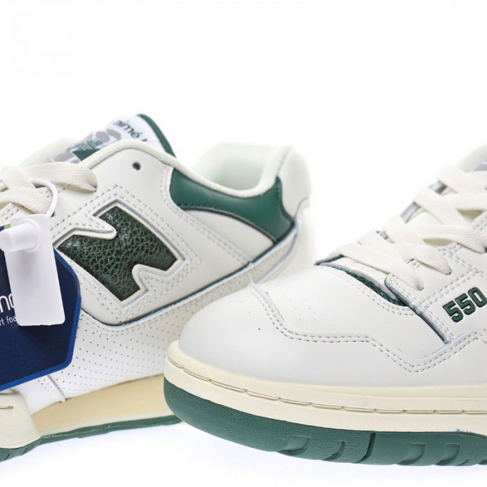 new Ba1an*e 550 aime leon dore white green bb550ald