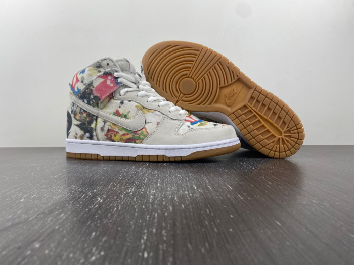 nike sb dunk high S*p*e rammellzee fd8779-100